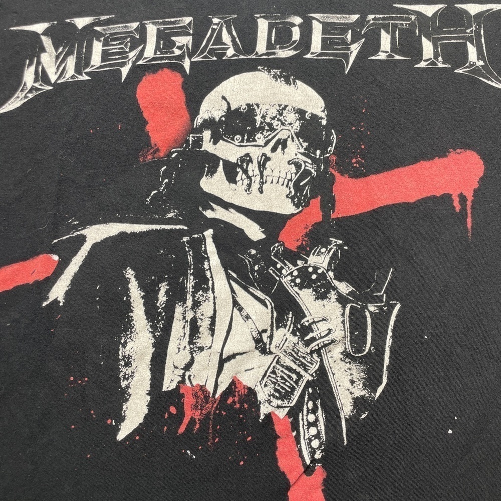 Megadeth Heavy Metal Thrash Metal Dave Mustaine Skeleton graphic tshirt - medium - Picture 3 of 7